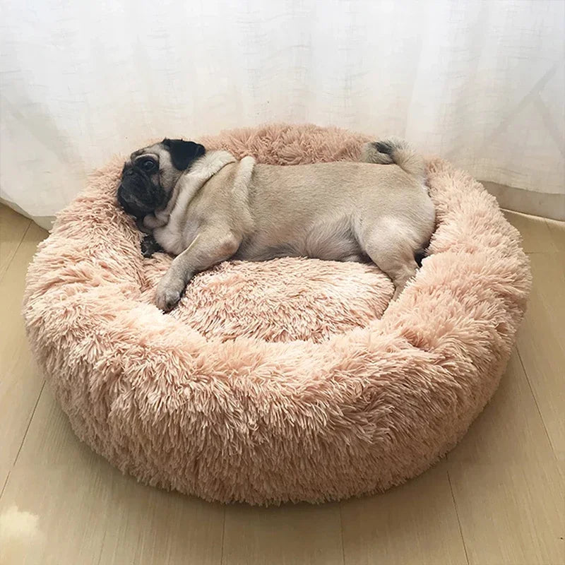 Comfortable Donut Round Dog Bed