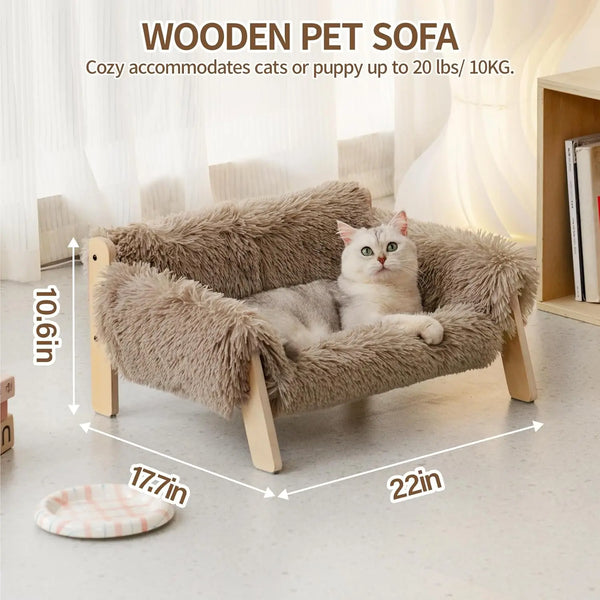 Mewoofun Cat Couch Bed