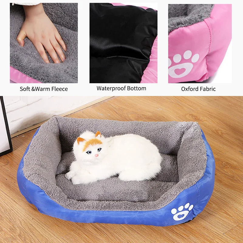 Large Washable Pet Bed & Cushion