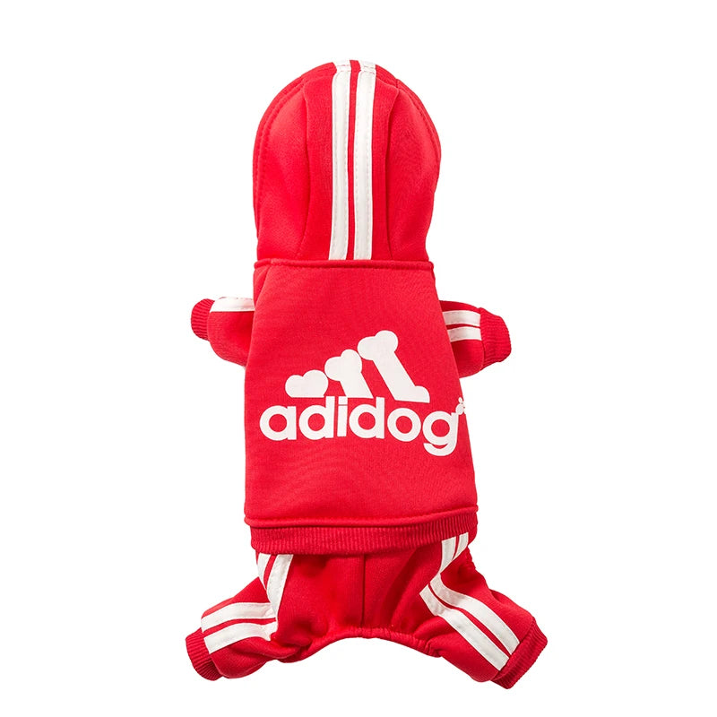 Adidog Dog Hoodie & Jumpsuit