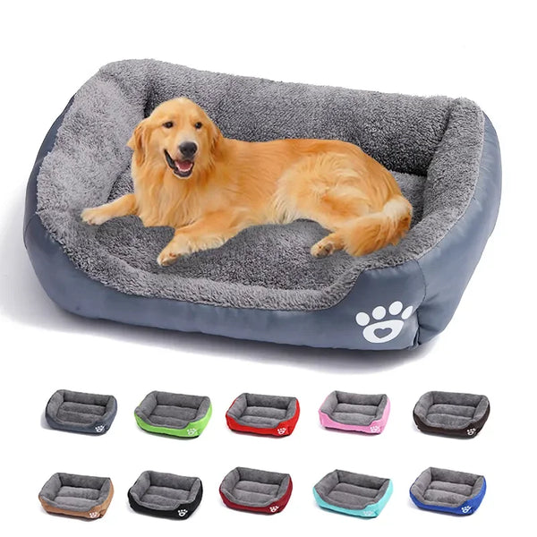 Large Washable Pet Bed & Cushion