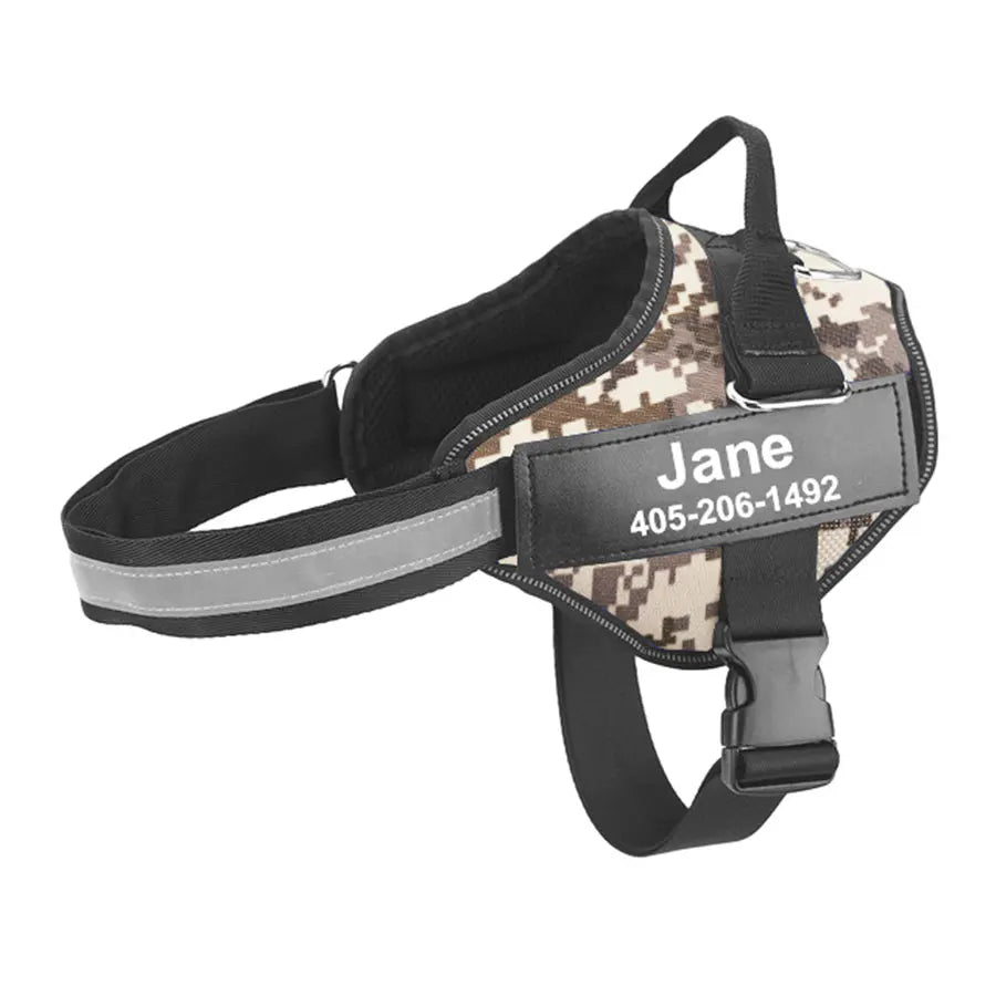 No-Pull Reflective Dog Harness