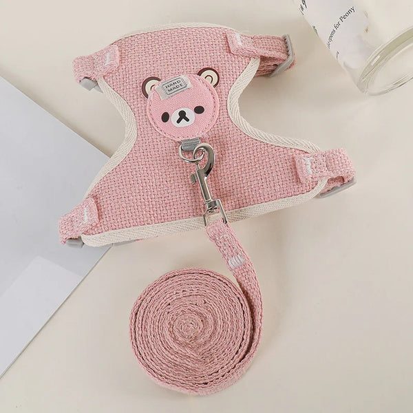 Dog Leash & Cute Vest for Small Pets