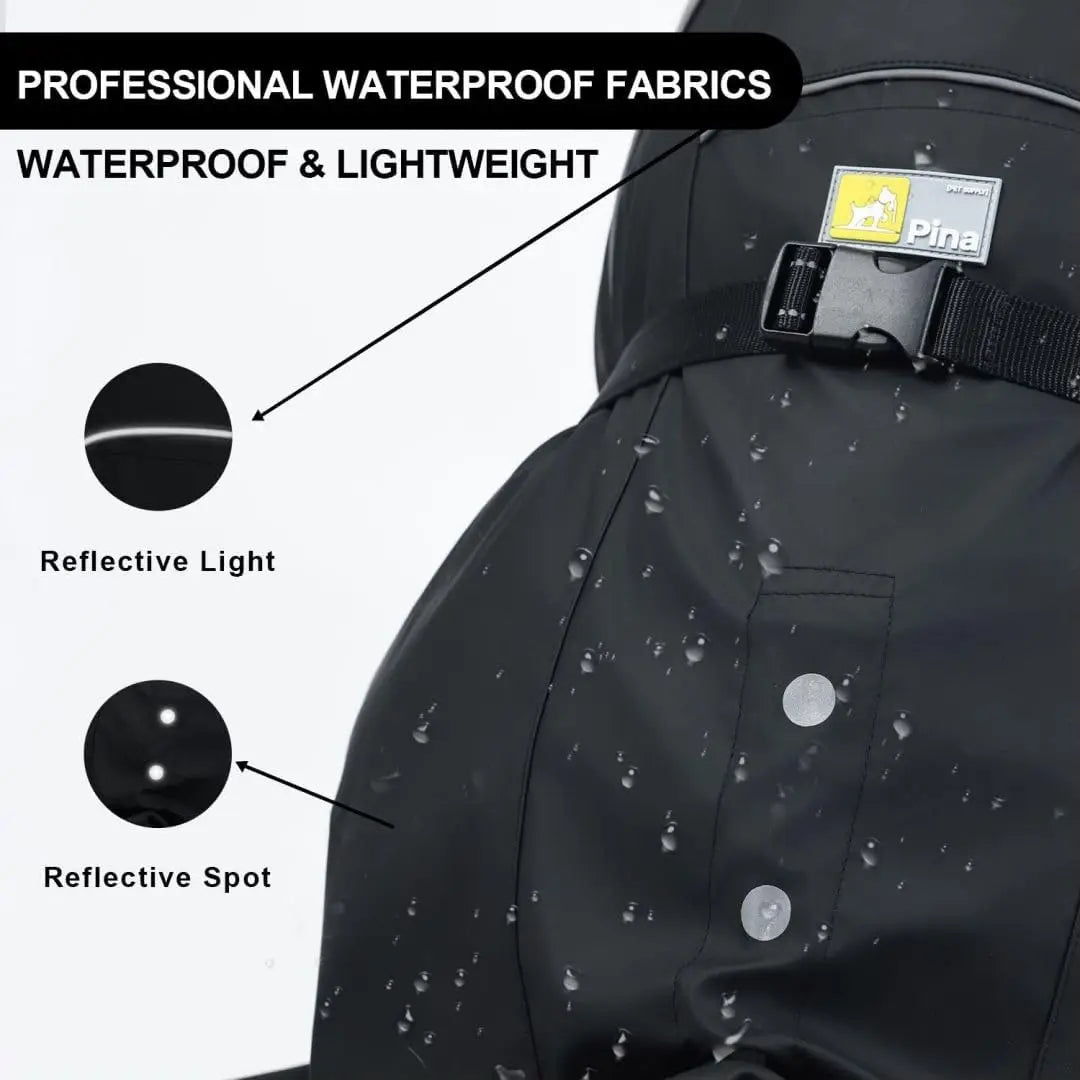 Waterproof Dog Raincoat with Hood