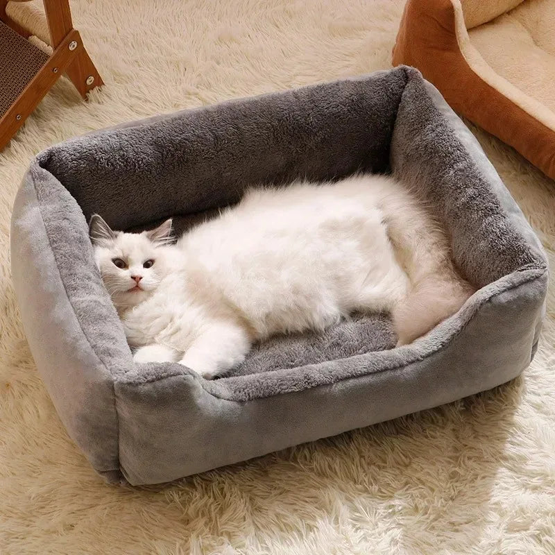 Cozy Cat & Small Dog Bed Basket