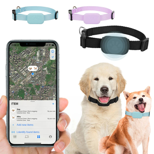iOS Mini GPS Tracker Dog Collar