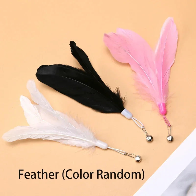 Cat Teaser Stick with Bell & Suction Cup