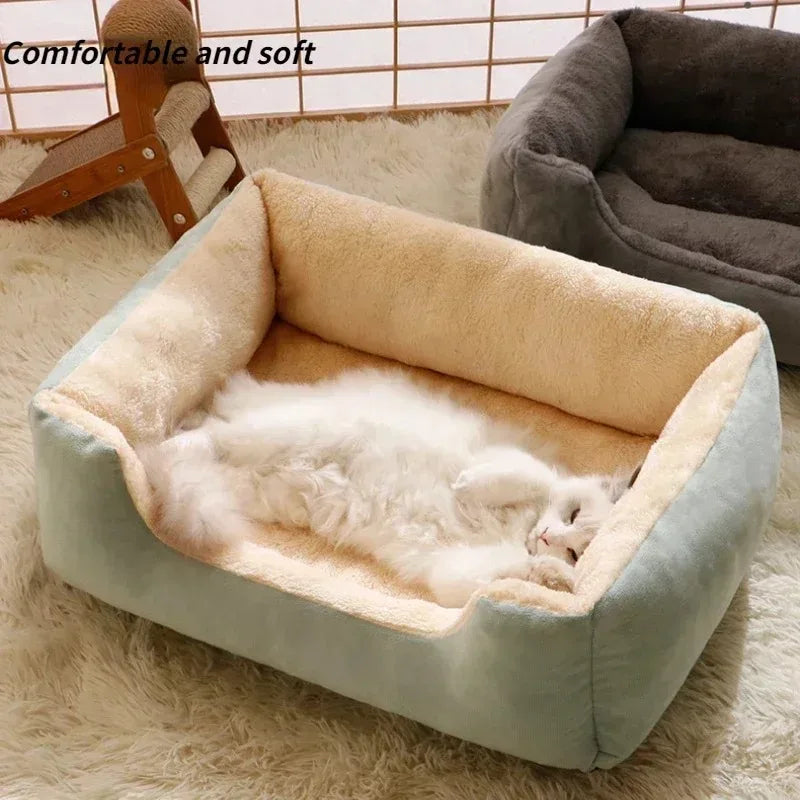 Cozy Cat & Small Dog Bed Basket