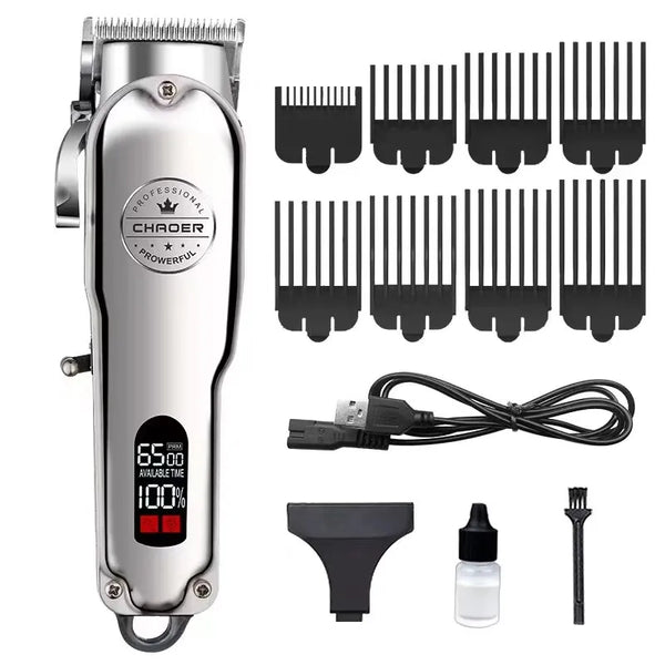 Professional Rechargeable Pet Hair Clipper – Low Noise, All-Metal Design