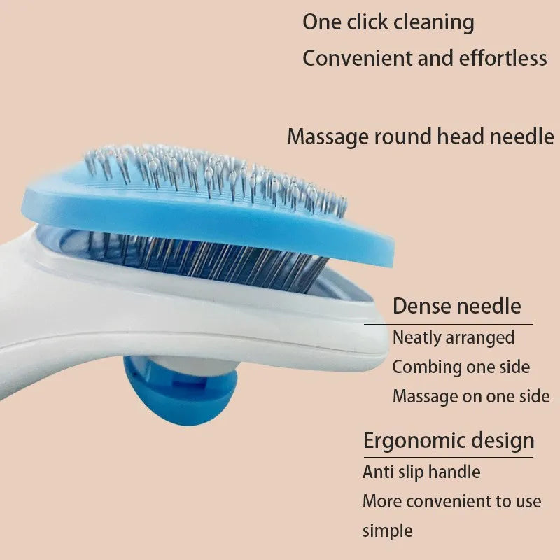 Pet Hair Brush for Dogs & Cats
