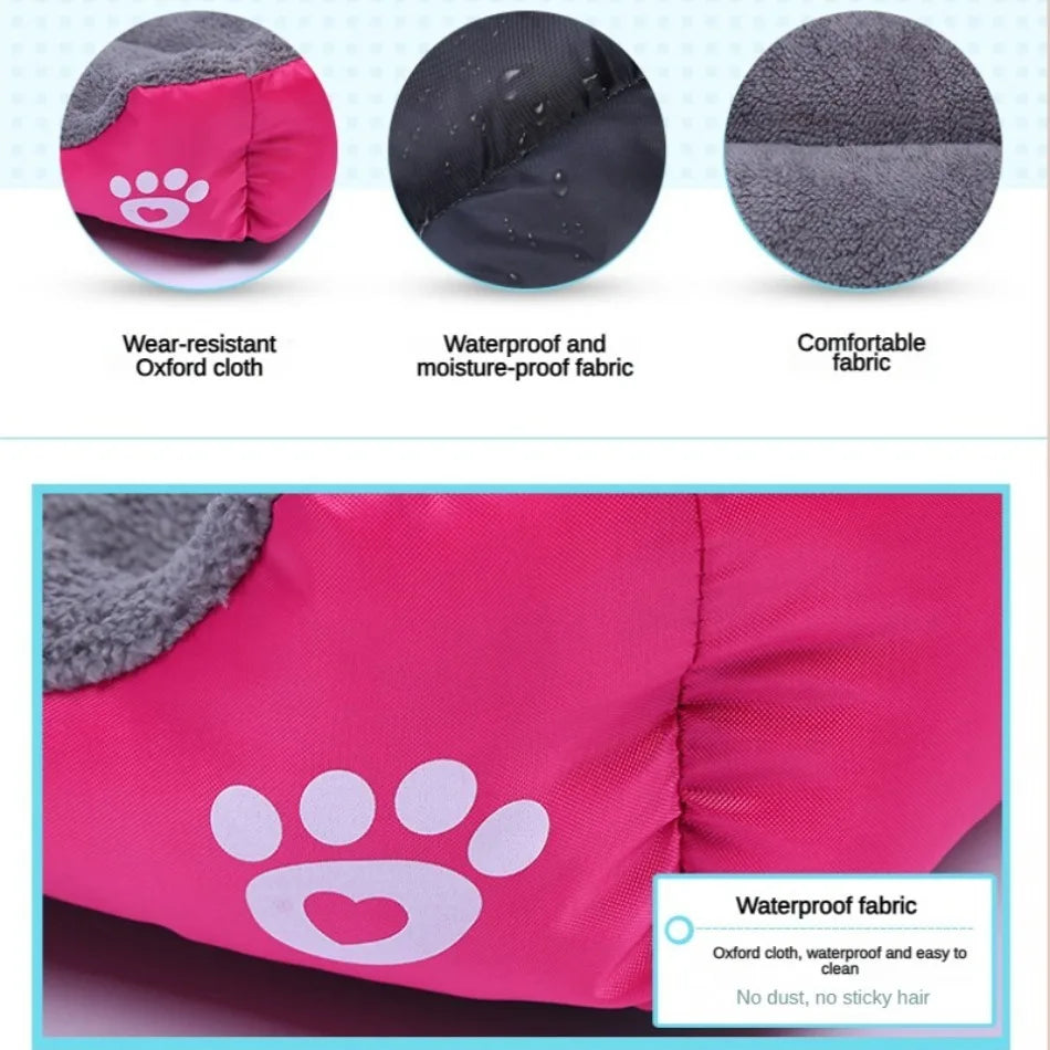 Large Washable Pet Bed & Cushion