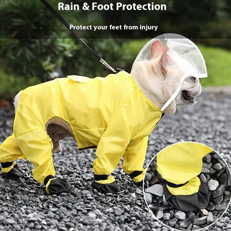 Waterproof Dog Raincoat with Hood