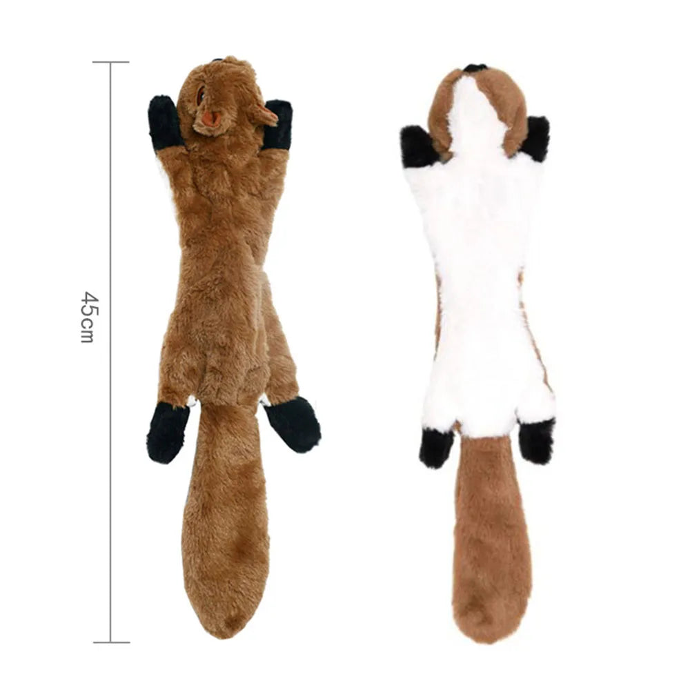 Stuffingless Squeaky Dog Chew Toy