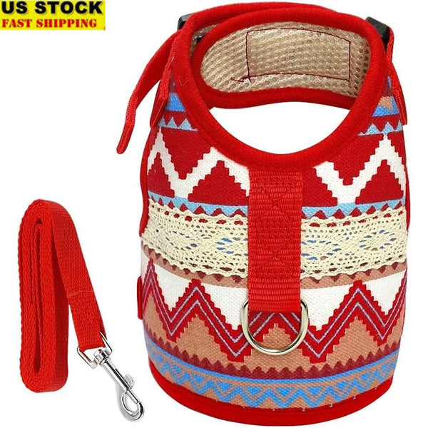 Dog Harness Leash Set