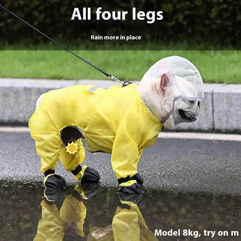 Waterproof Dog Raincoat with Hood