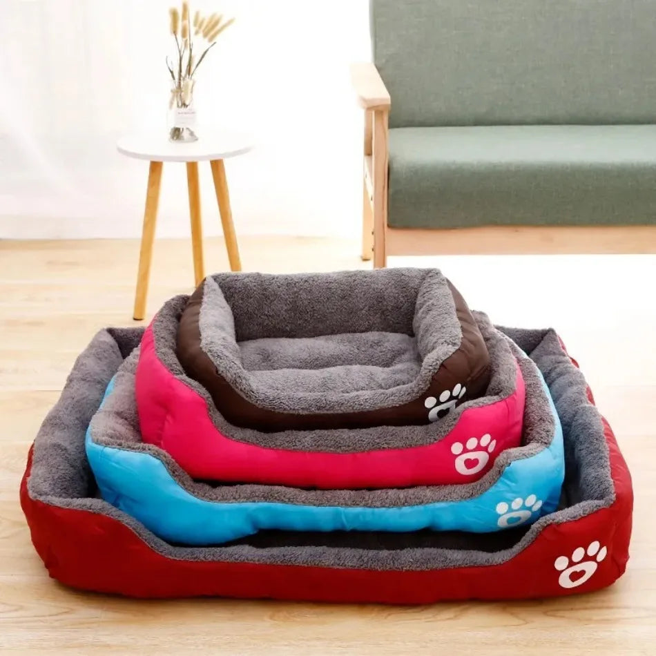 Large Washable Pet Bed & Cushion