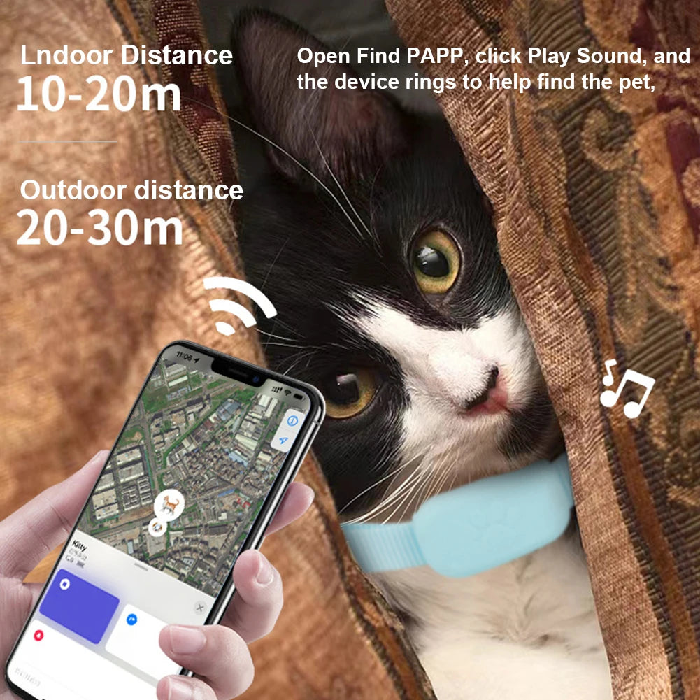 iOS Mini GPS Tracker Dog Collar
