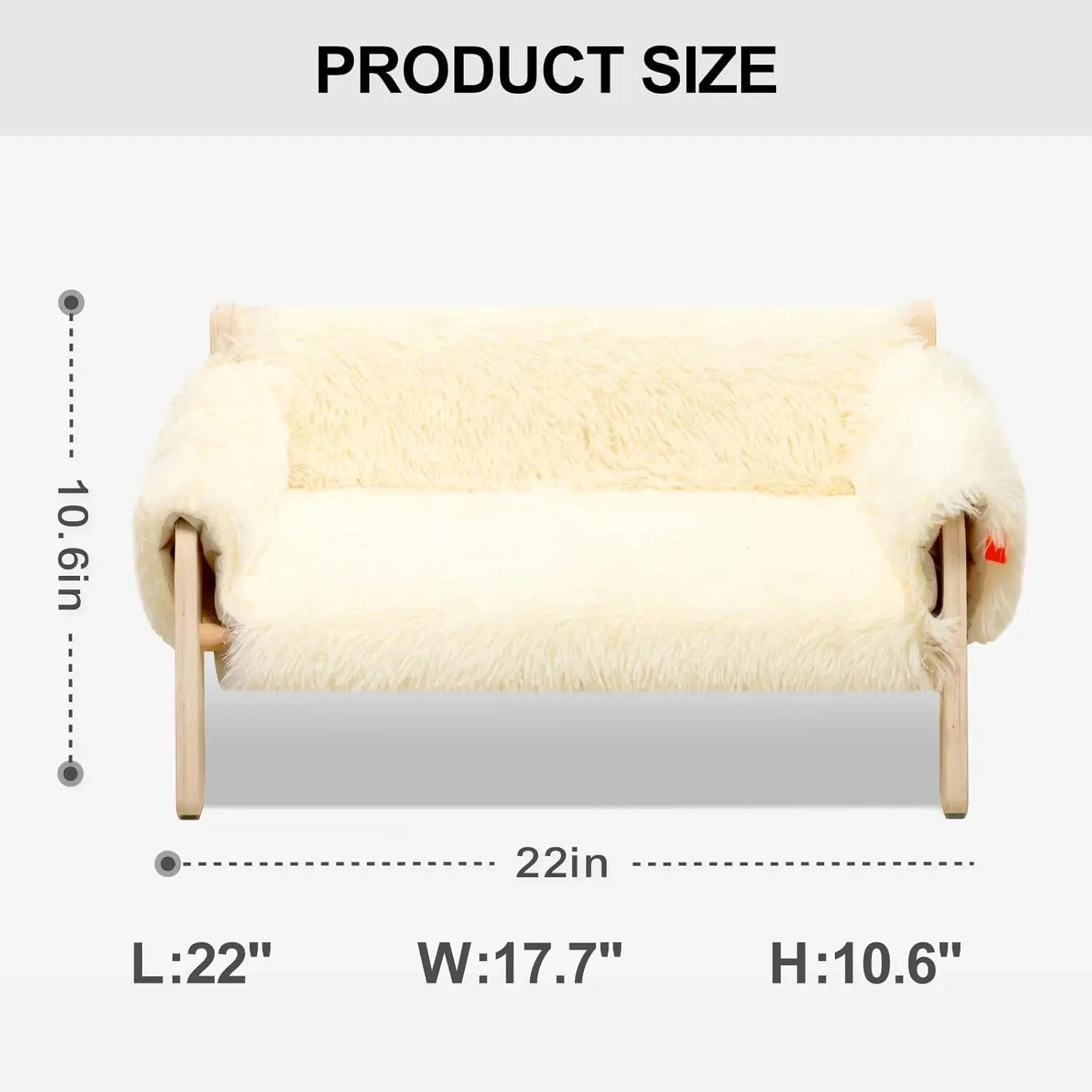 Mewoofun Cat Couch Bed