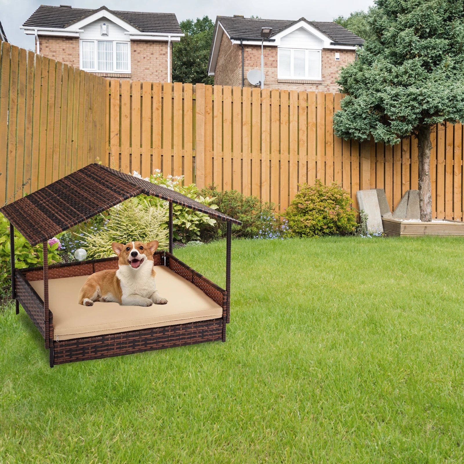Wicker Dog House
