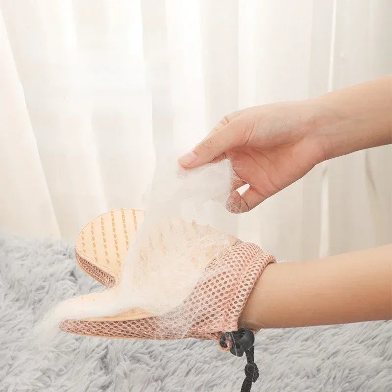 Pet Grooming Glove – Cat Hair Deshedding Brush