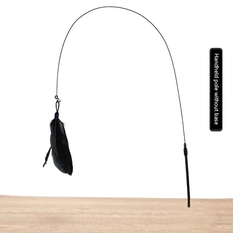 Cat Teaser Stick with Bell & Suction Cup