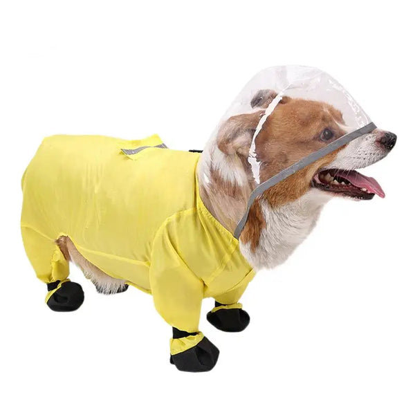 Waterproof Dog Raincoat with Hood