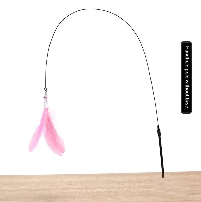 Cat Teaser Stick with Bell & Suction Cup