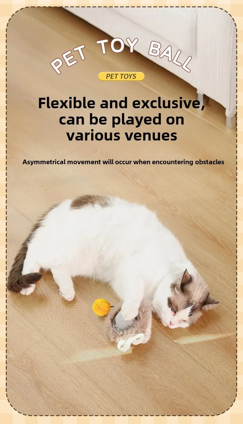 Self-Moving Electric Cat Training Ball