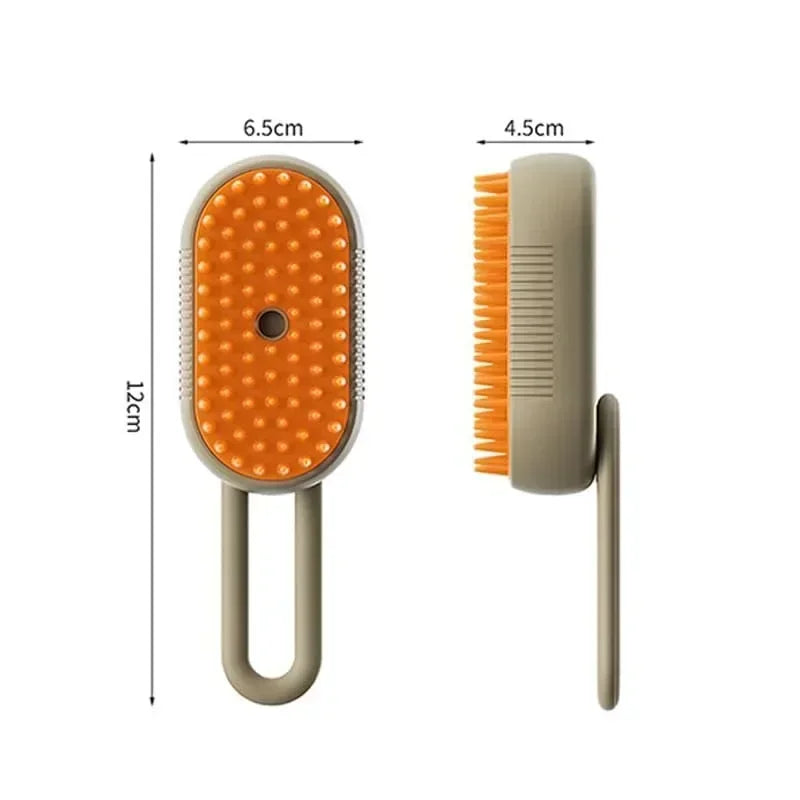 3-in-1 Electric Steamy Pet Grooming Brush