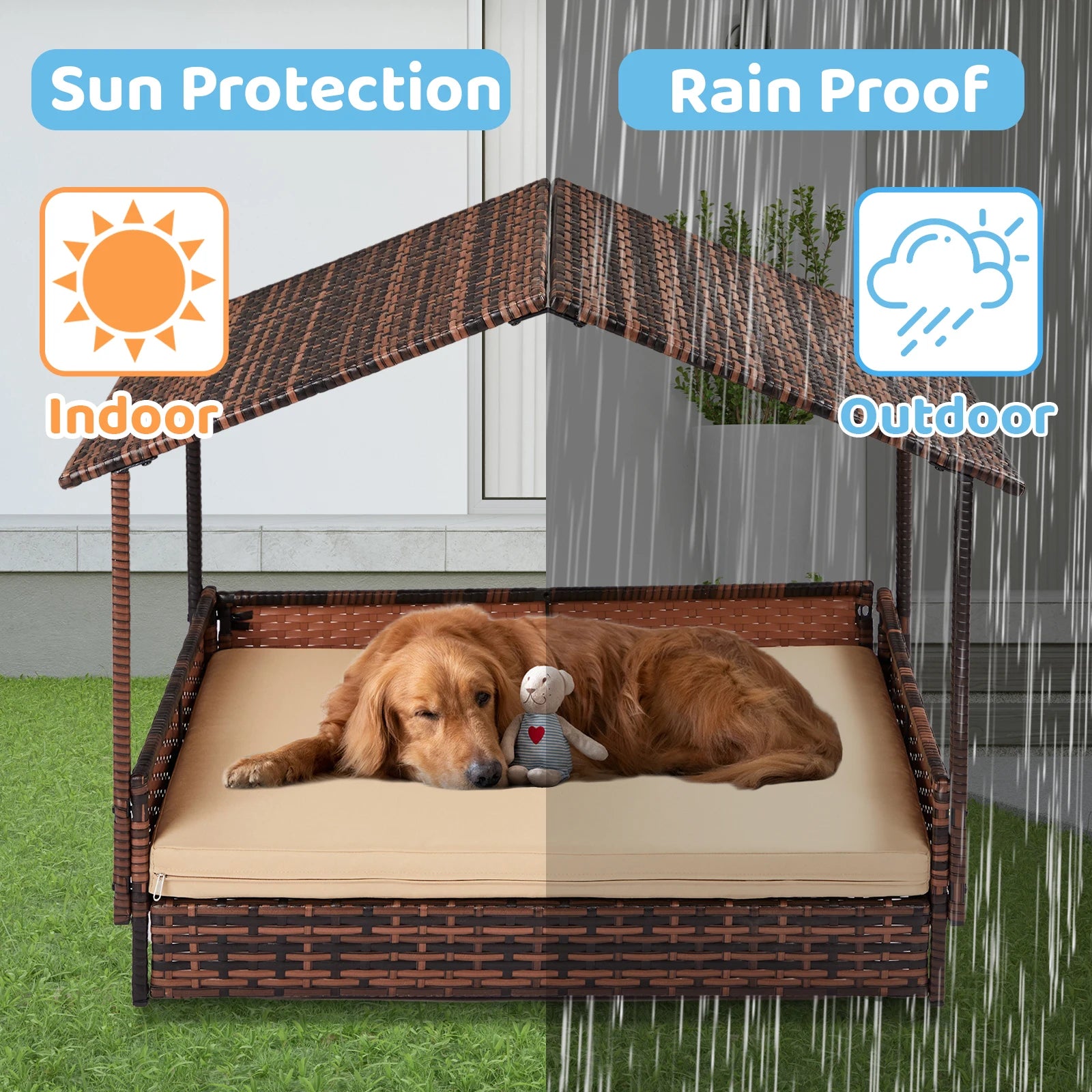 Wicker Dog House