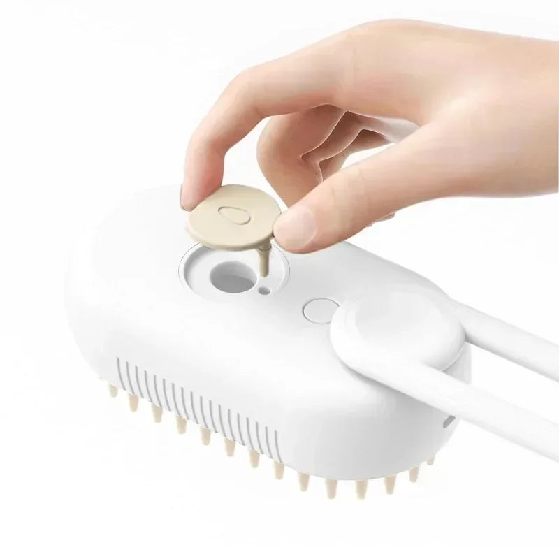 3-in-1 Electric Steamy Pet Grooming Brush