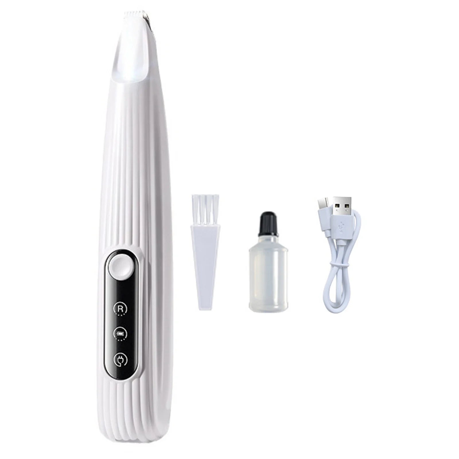 Rechargeable Portable Pet Paw Trimmer with LED Light
