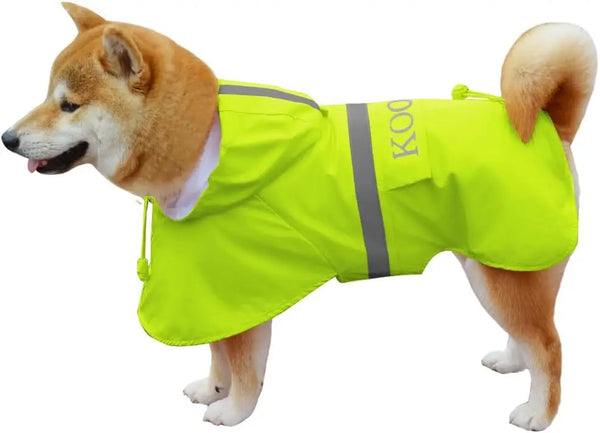 Waterproof Large Dog Raincoat Jacket