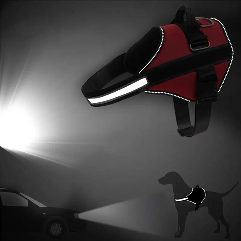 No-Pull Reflective Dog Harness