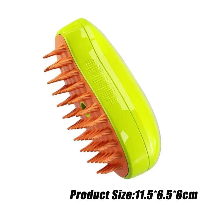 3-in-1 Electric Steamy Pet Grooming Brush
