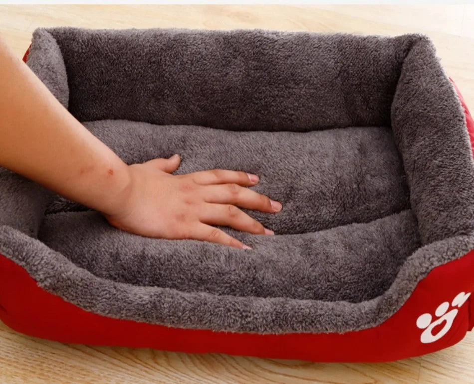 Large Washable Pet Bed & Cushion