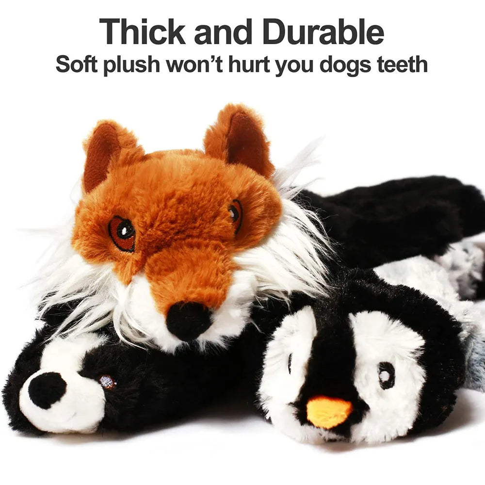 Stuffingless Squeaky Dog Chew Toy