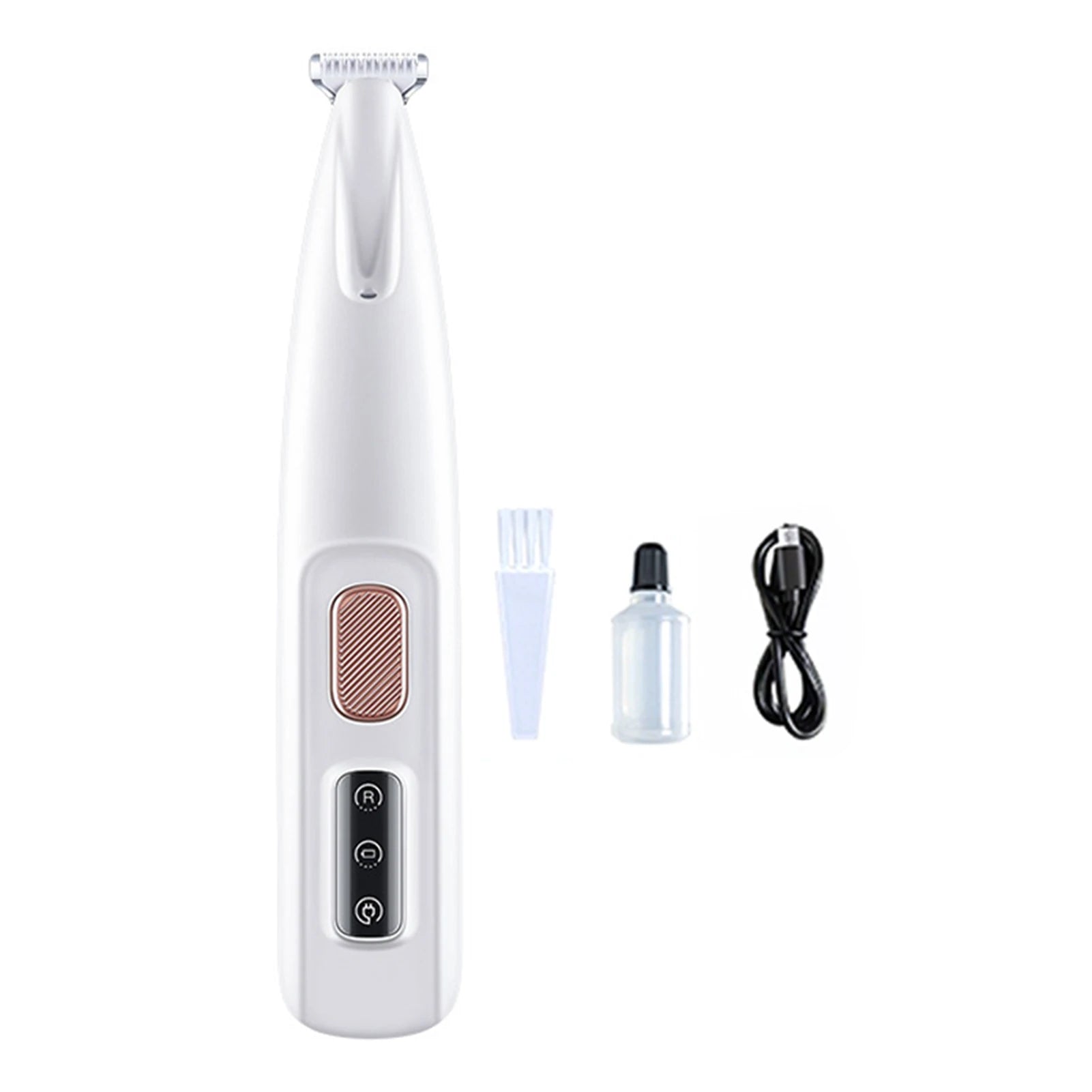 Rechargeable Portable Pet Paw Trimmer with LED Light