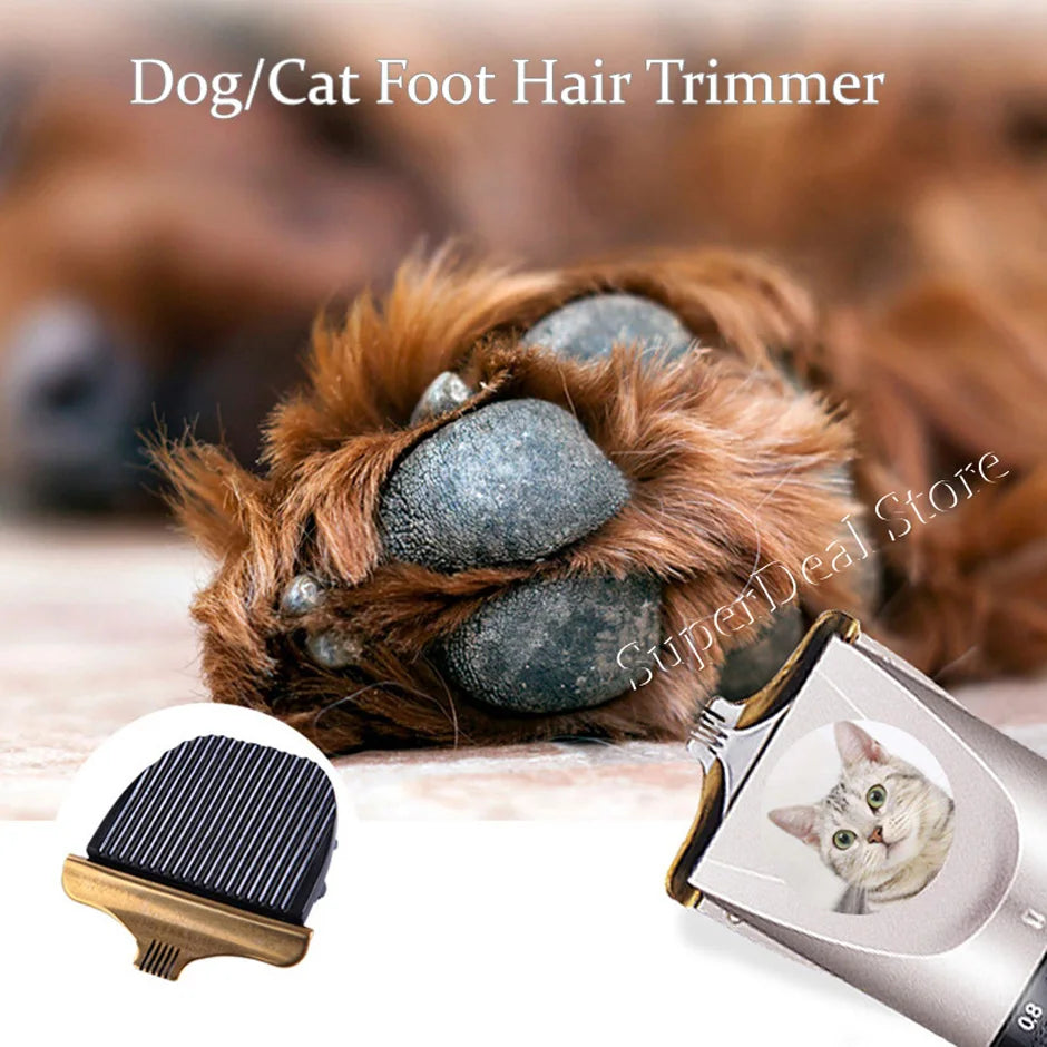 Professional Rechargeable Pet Hair Clipper – Low Noise, All-Metal Design
