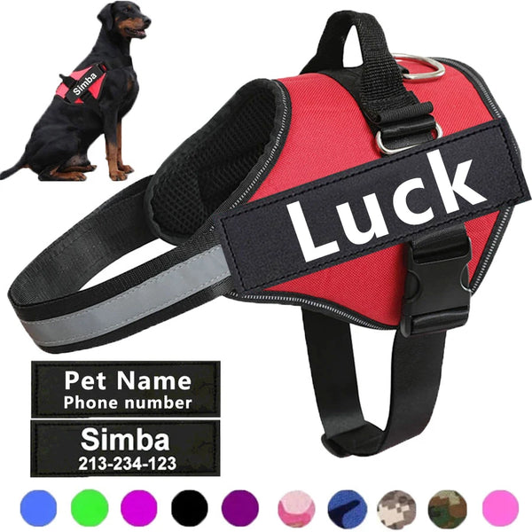 No-Pull Reflective Dog Harness