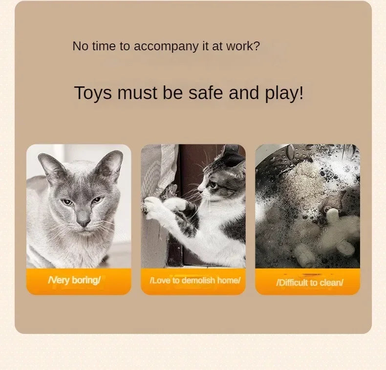 Self-Moving Electric Cat Training Ball