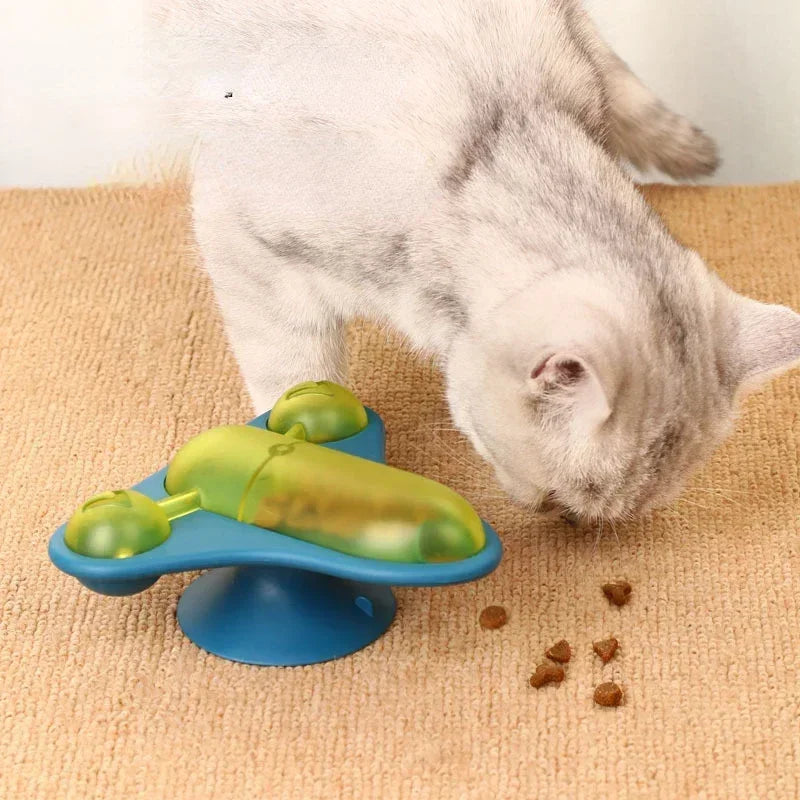 Rotating Flying Chair Cat Teaser Toy