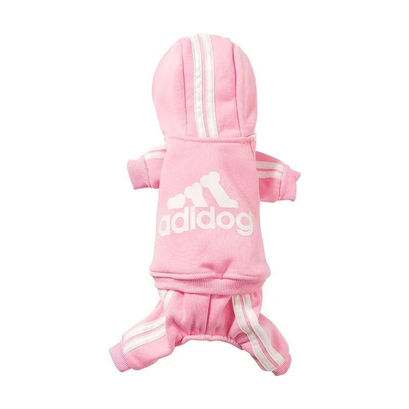 Adidog Dog Hoodie & Jumpsuit