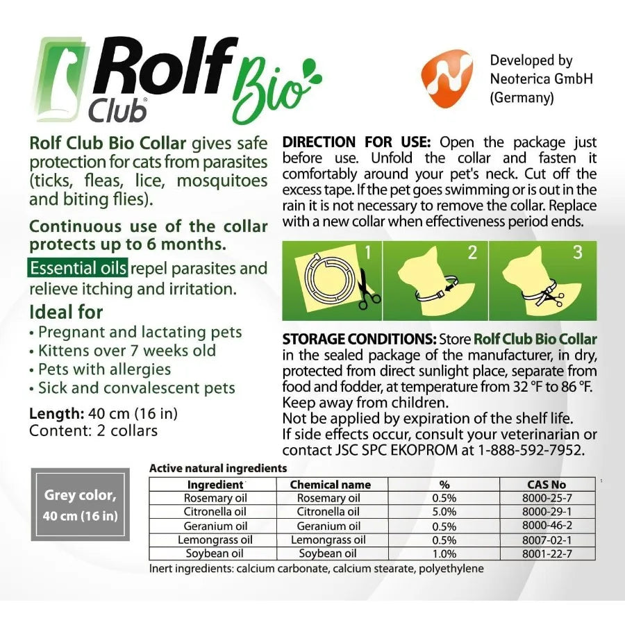 Natural Flea & Tick Collar for Cats