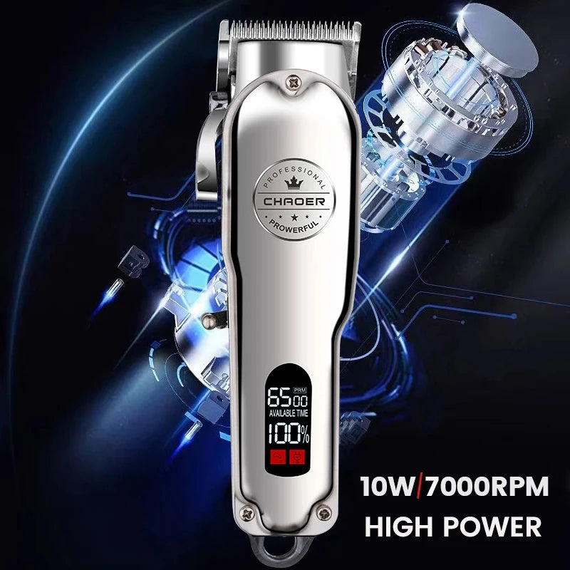 Professional Rechargeable Pet Hair Clipper – Low Noise, All-Metal Design