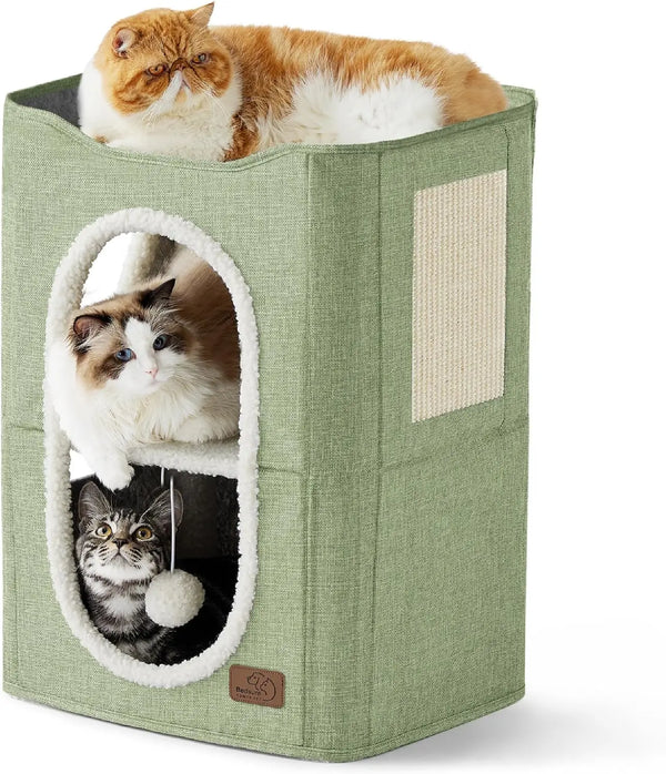 Wide Cat House for Indoor Cats