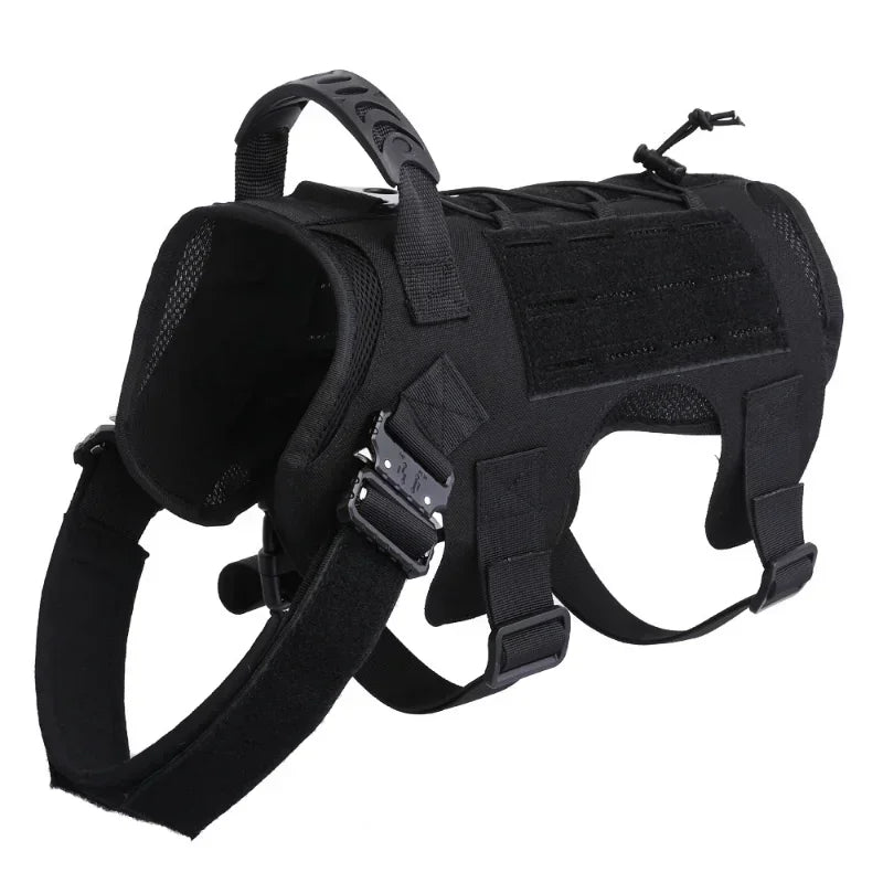 Military Large Dog Harness & Leash Set