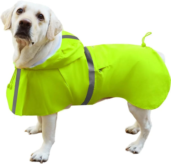 Waterproof Large Dog Raincoat Jacket