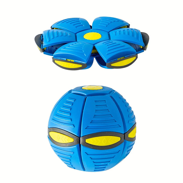 Flying Saucer Bouncing Dog Toy