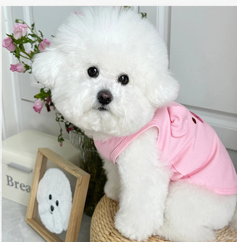 Summer Breathable Dog Vest for Small Pets